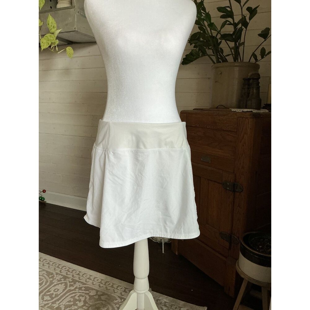 Champion White Athletic Tennis Skort Women's Medium M Golf Running Sports Skirt